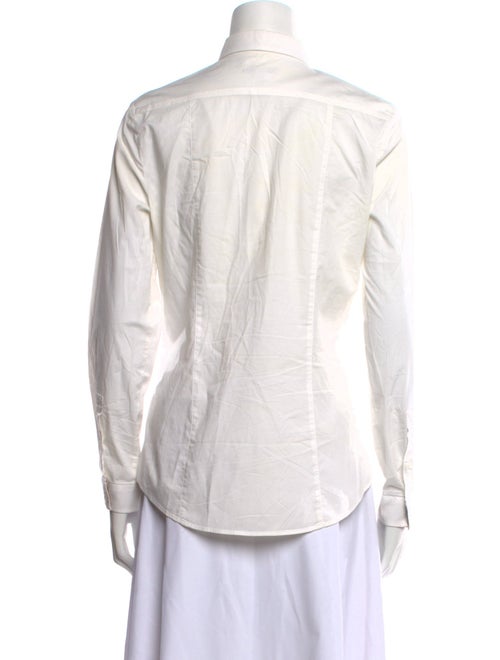 Burberry Brit Long Sleeve Button-Up Top