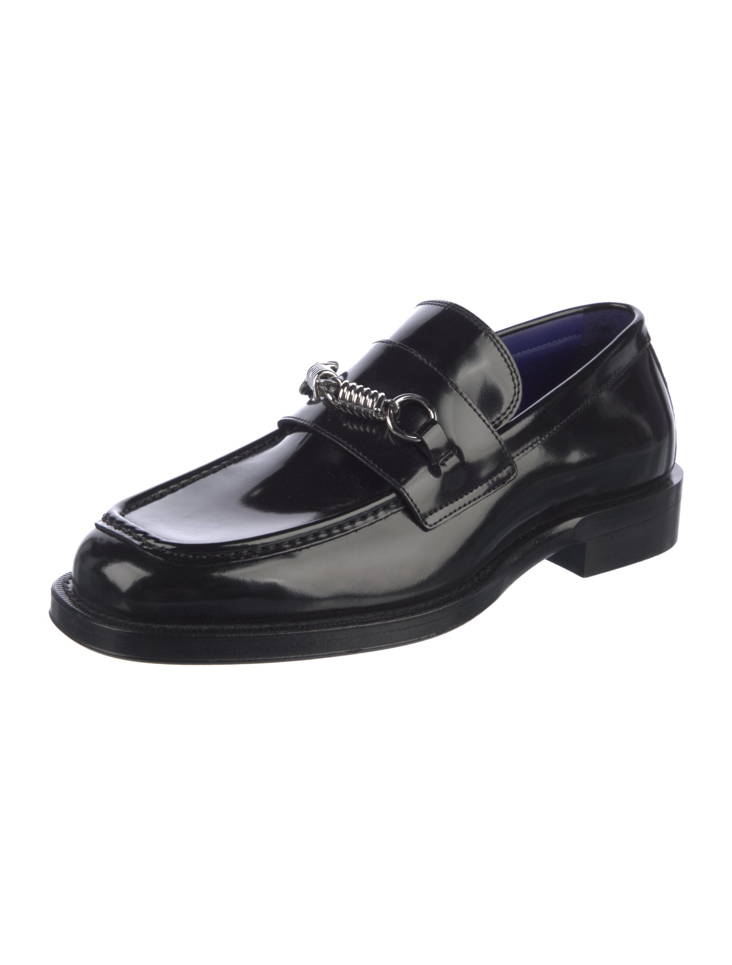 Burberry Leather Dress Loafers