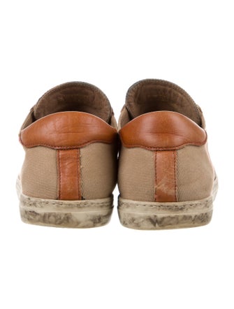 Burberry House Check Pattern Canvas Sneakers