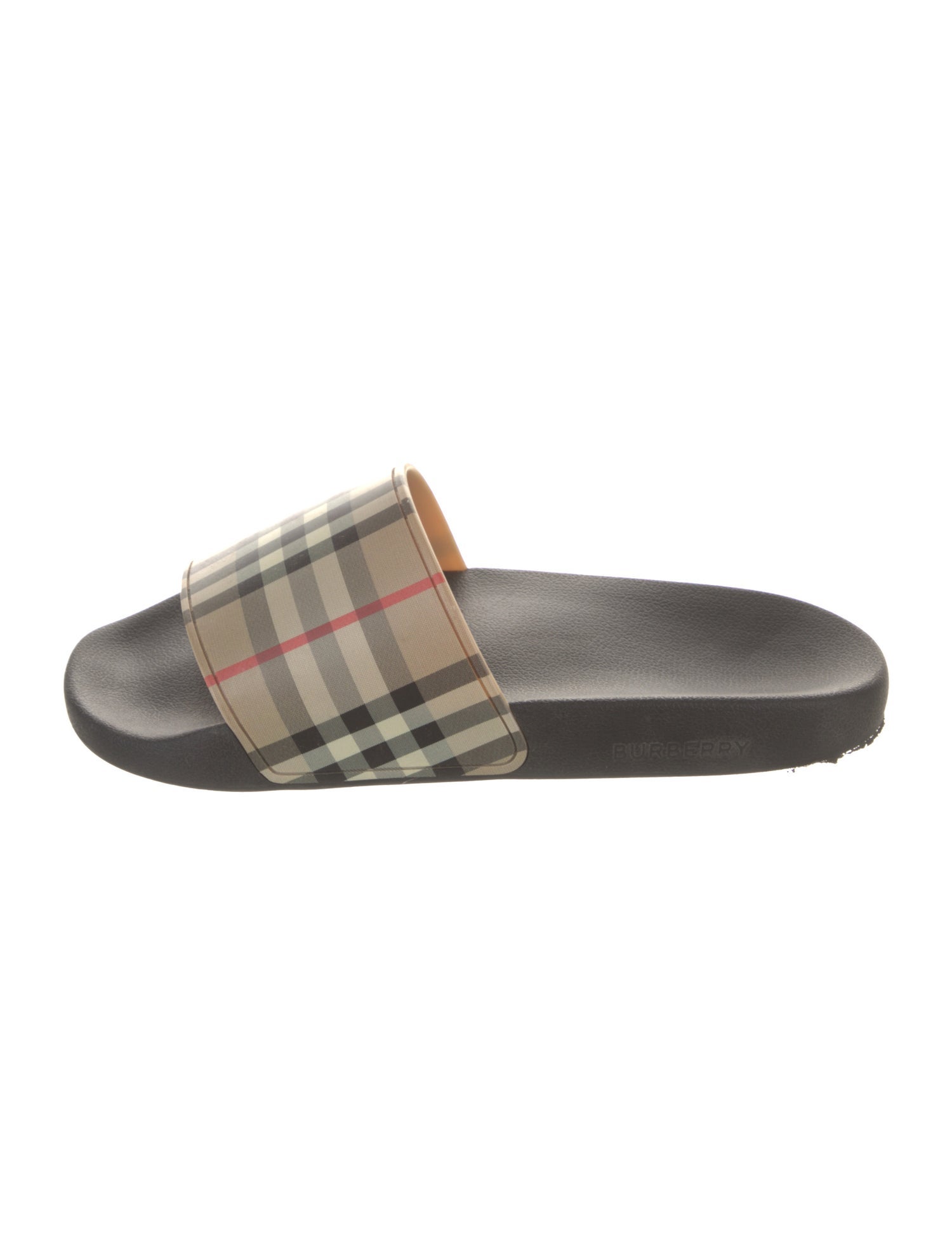 Burberry House Check Pattern Rubber Slides