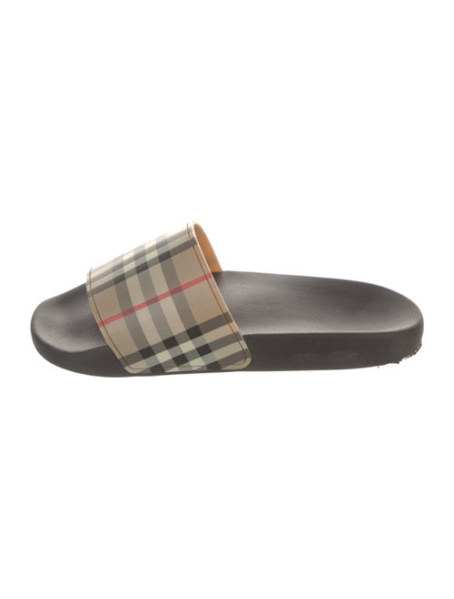 Burberry House Check Pattern Rubber Slides