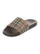 Burberry House Check Pattern Rubber Slides