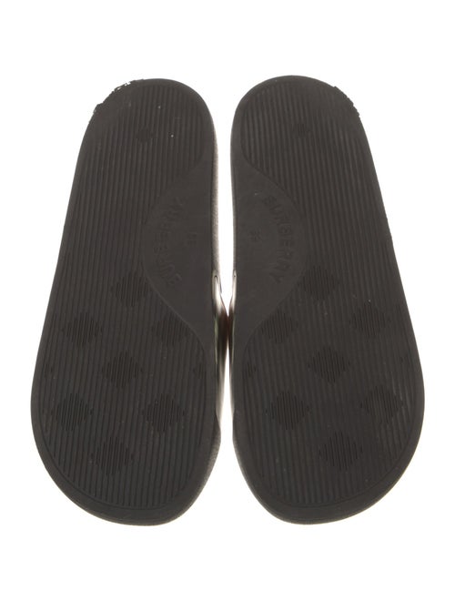 Burberry House Check Pattern Rubber Slides