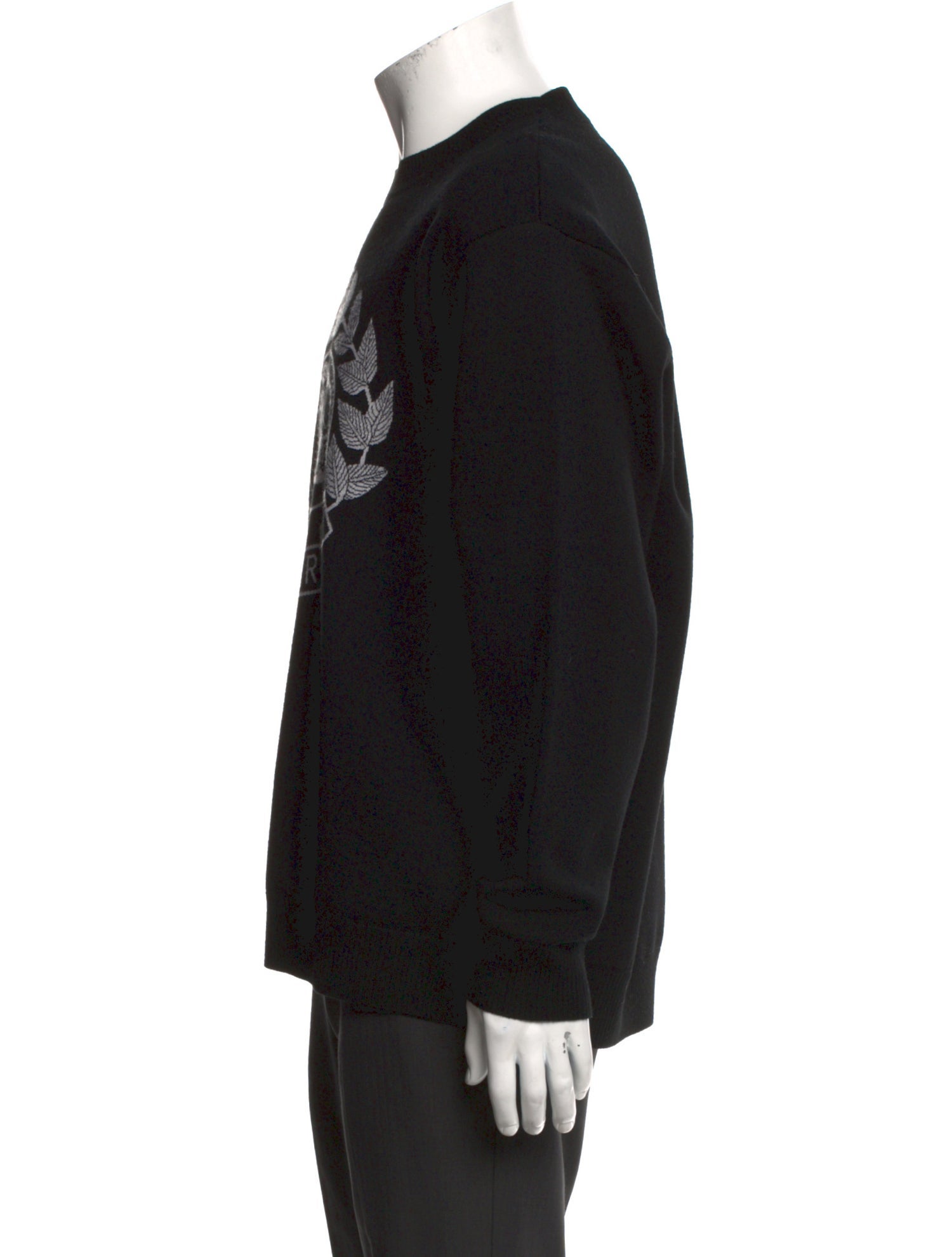 Burberry Merino Wool Graphic Print Pullover