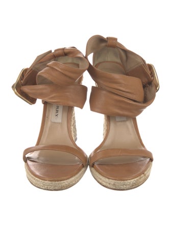 Burberry Leather Espadrilles