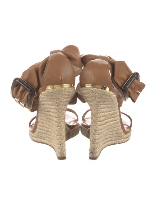 Burberry Leather Espadrilles