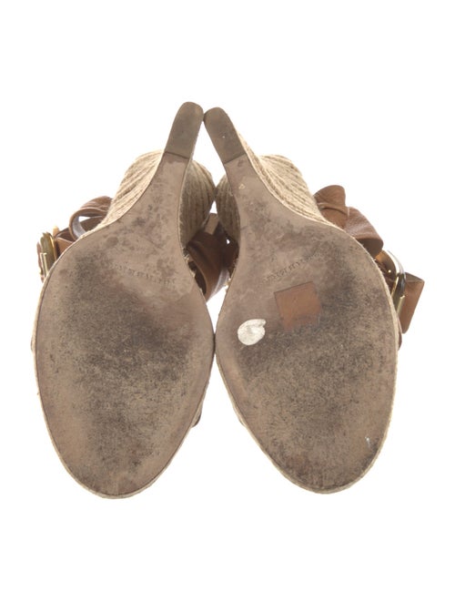 Burberry Leather Espadrilles