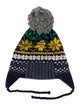 Burberry Pattern Print Wool Knit Beanie