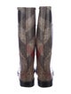 Burberry Nova Check Pattern Rubber Rain Boots