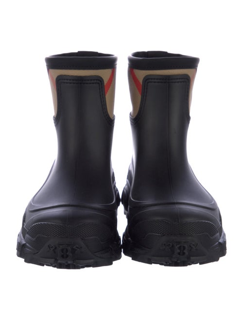 Burberry Exploded Check Pattern Rubber Rain Boots