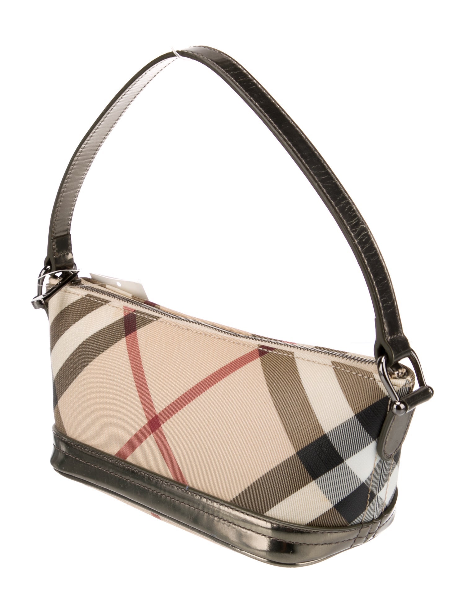 Burberry Super Nova Check Top Handle Bag Mini