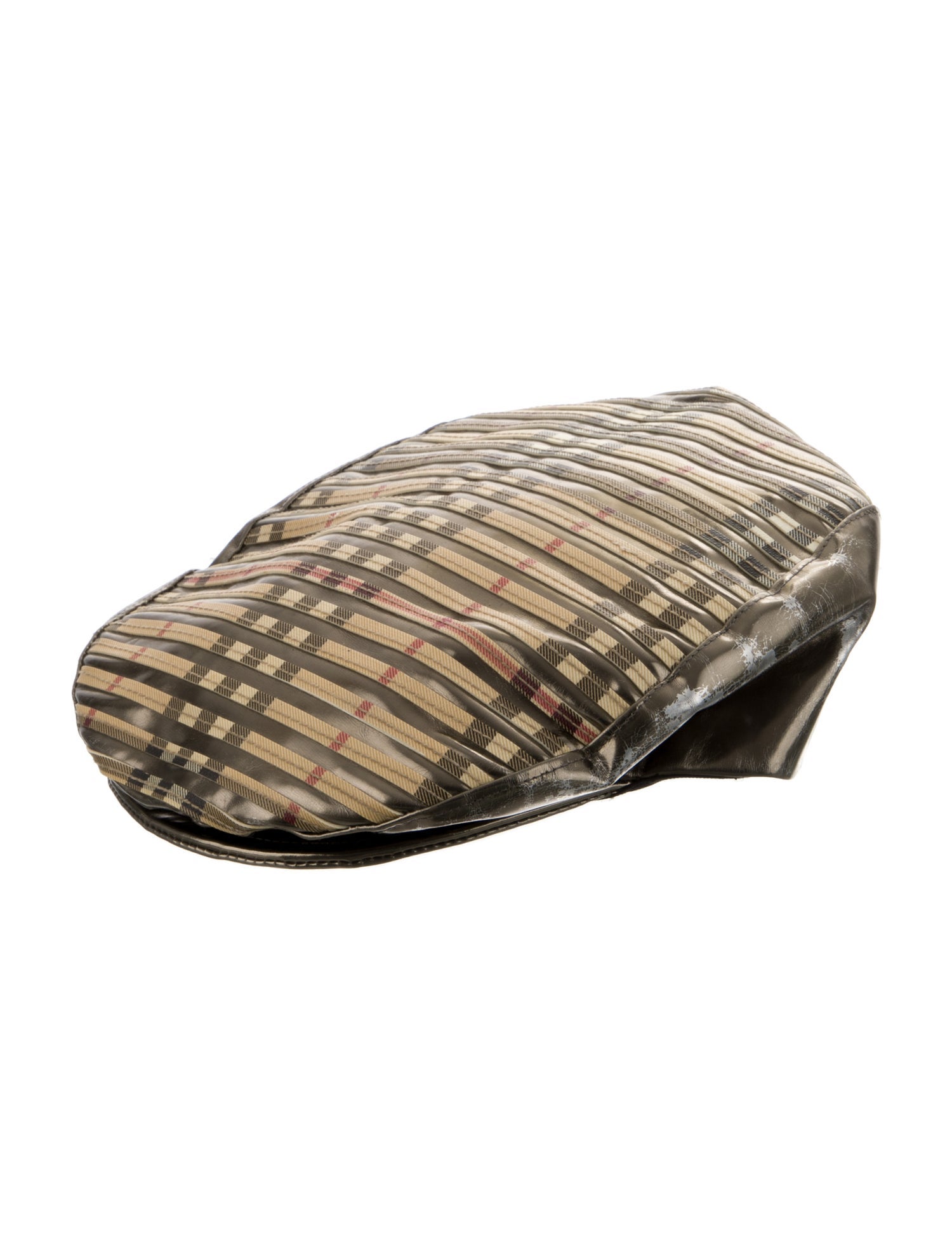 Burberry Printed Beret Hat