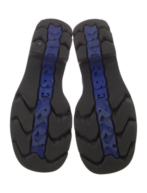 Burberry Smoked Check Pattern Rubber Rain Boots