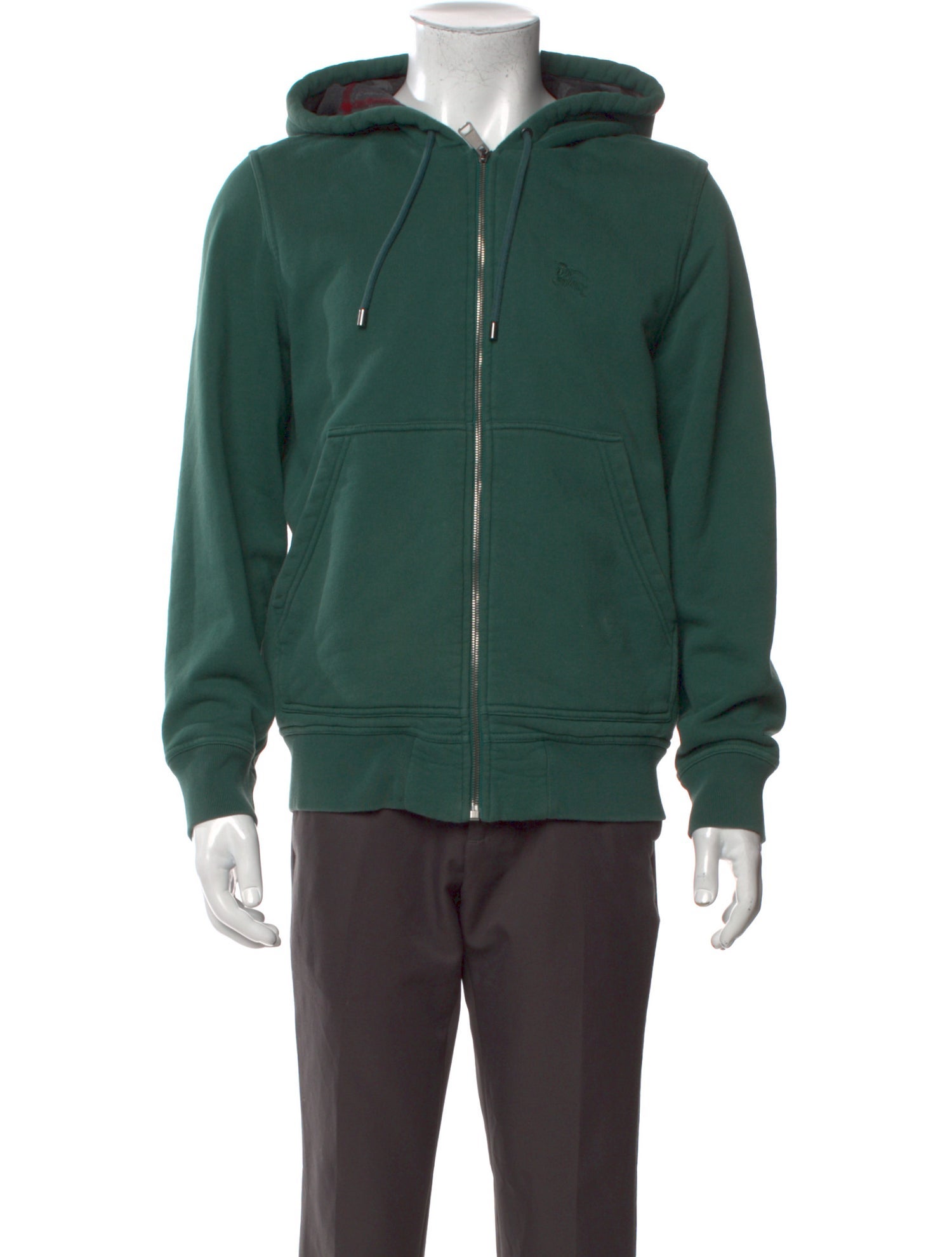 Burberry V-Neck Long Sleeve Hoodie