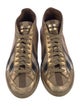 Burberry Canvas Plaid Print Sneakers