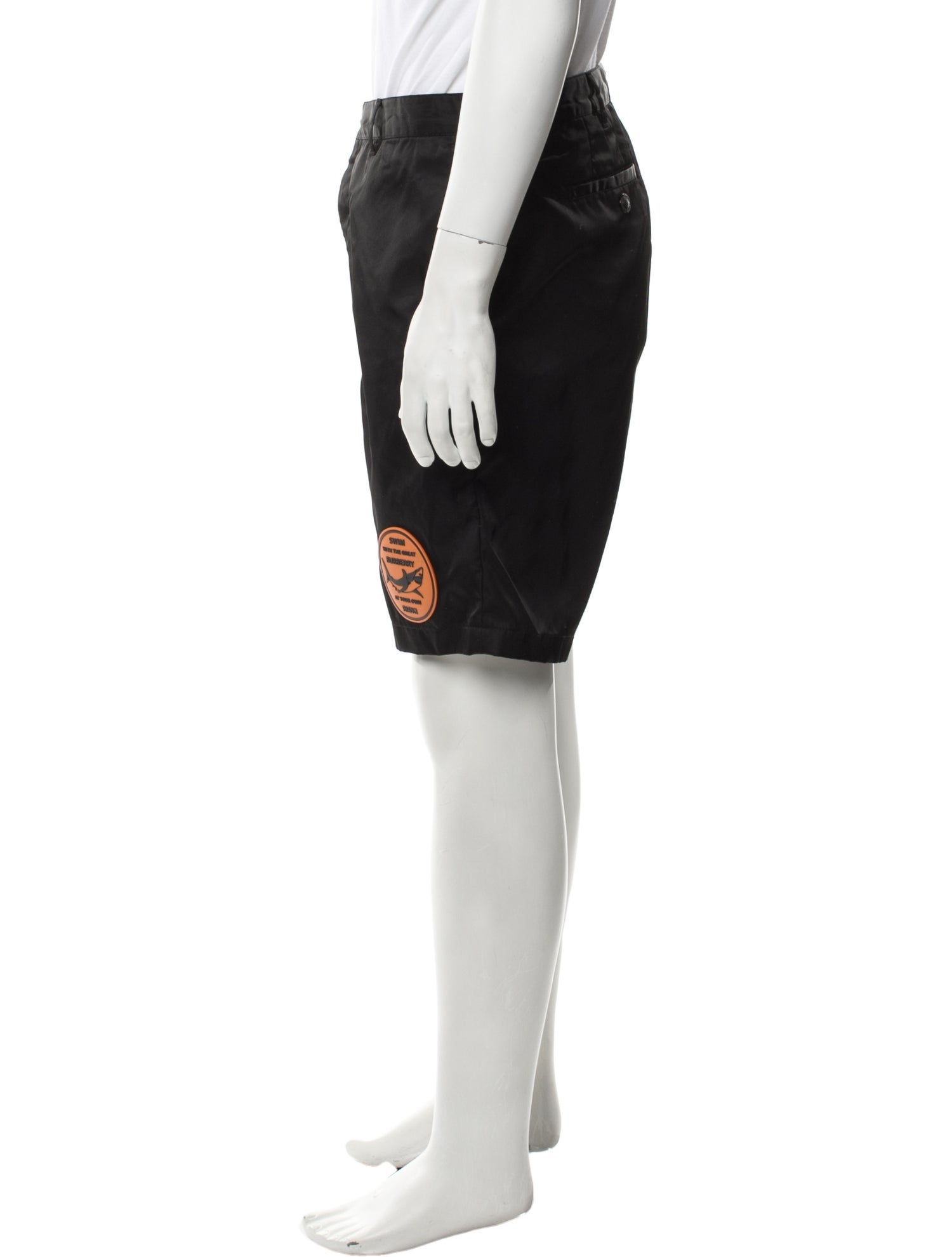 Burberry House Check Pattern Flat Front Shorts