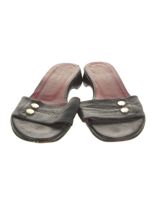 Burberry Leather Slides