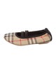 Burberry Girls' Check Print Ballet Flats