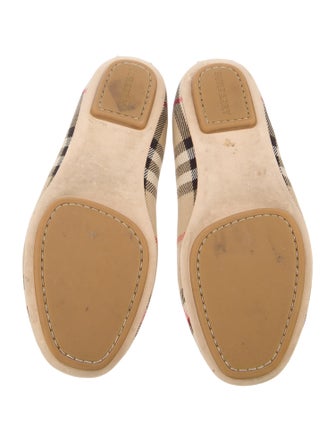 Burberry Girls' Check Print Ballet Flats