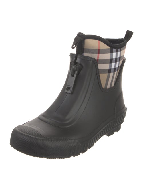 Burberry House Check Pattern Rubber Rain Boots