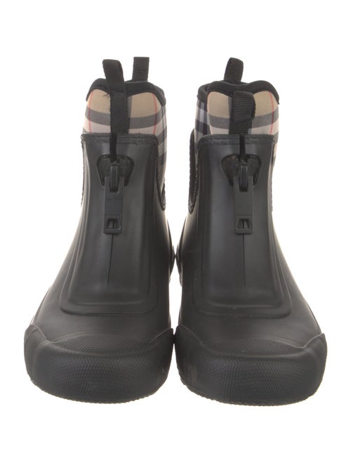 Burberry House Check Pattern Rubber Rain Boots