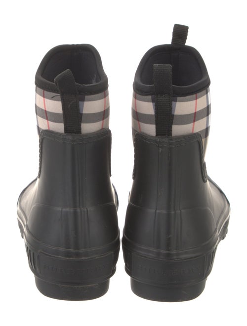 Burberry House Check Pattern Rubber Rain Boots