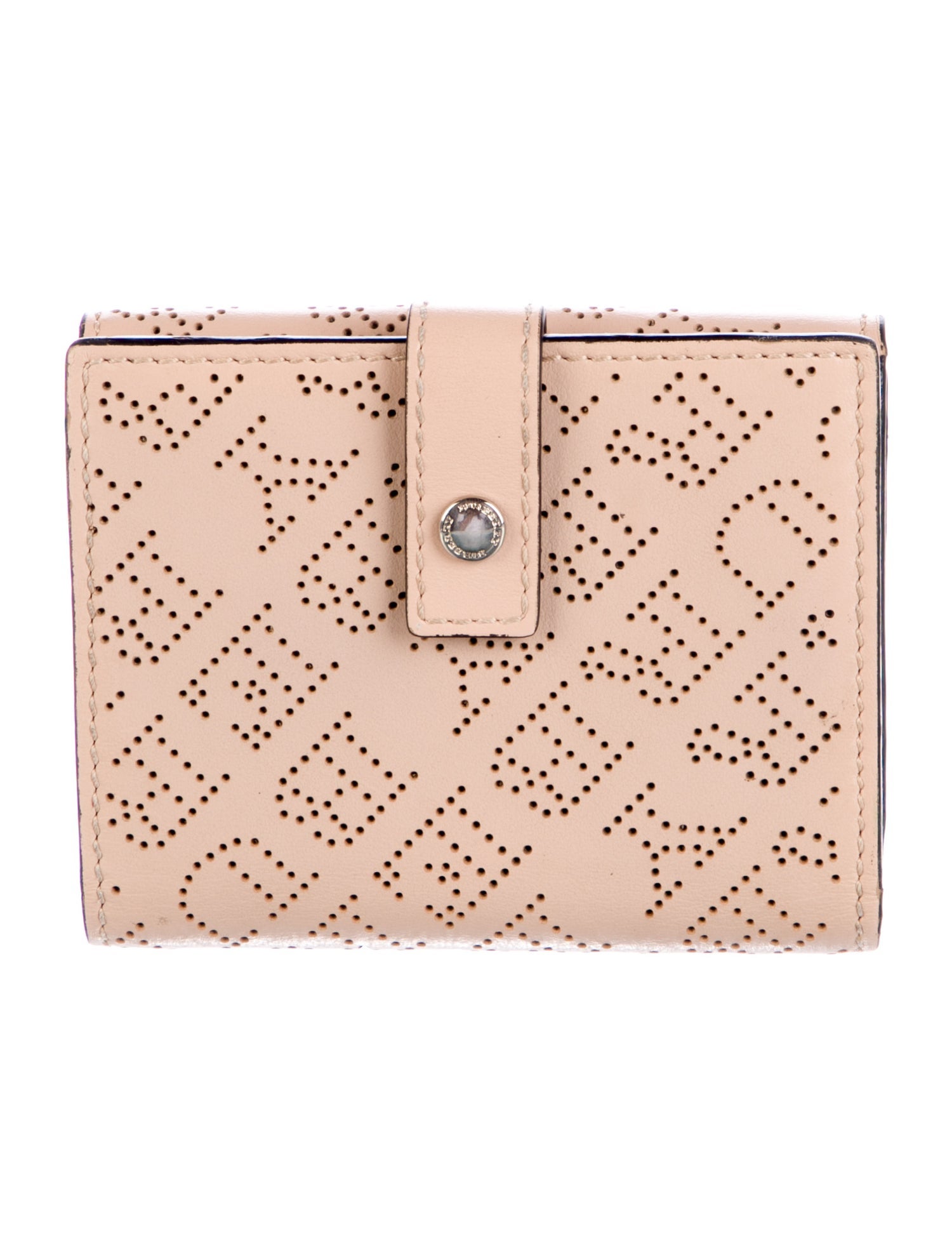 Burberry Leather Printed French Purse