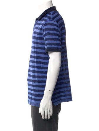 Burberry Striped Collar Polo Shirt