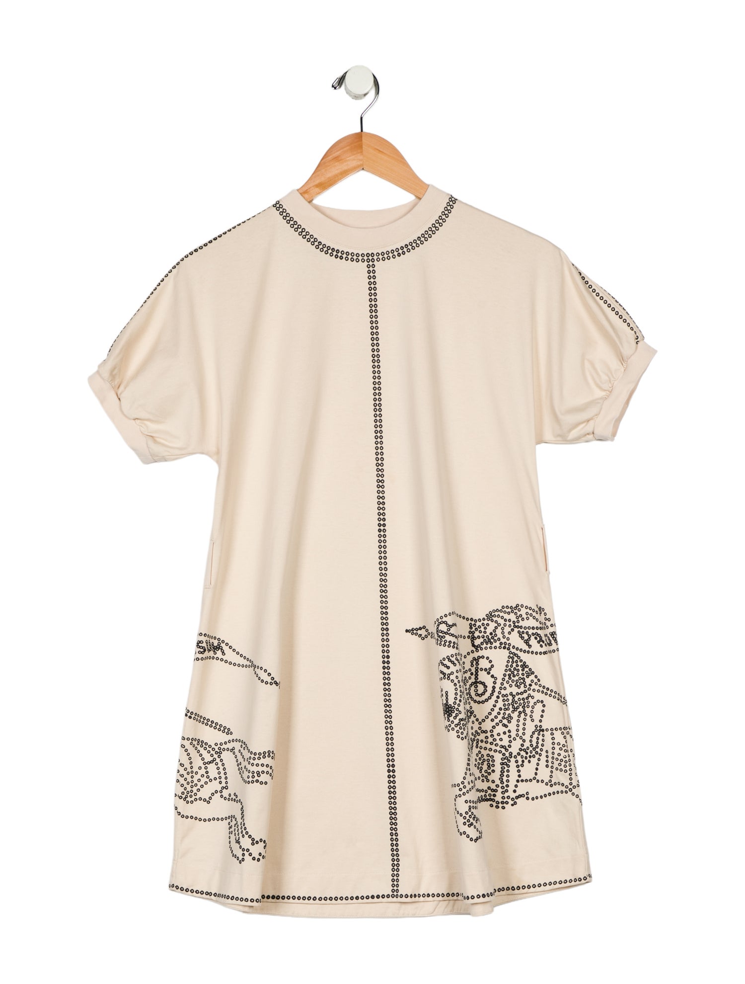 Burberry Kids Girls' Graphic Print Short Sleeve Dress