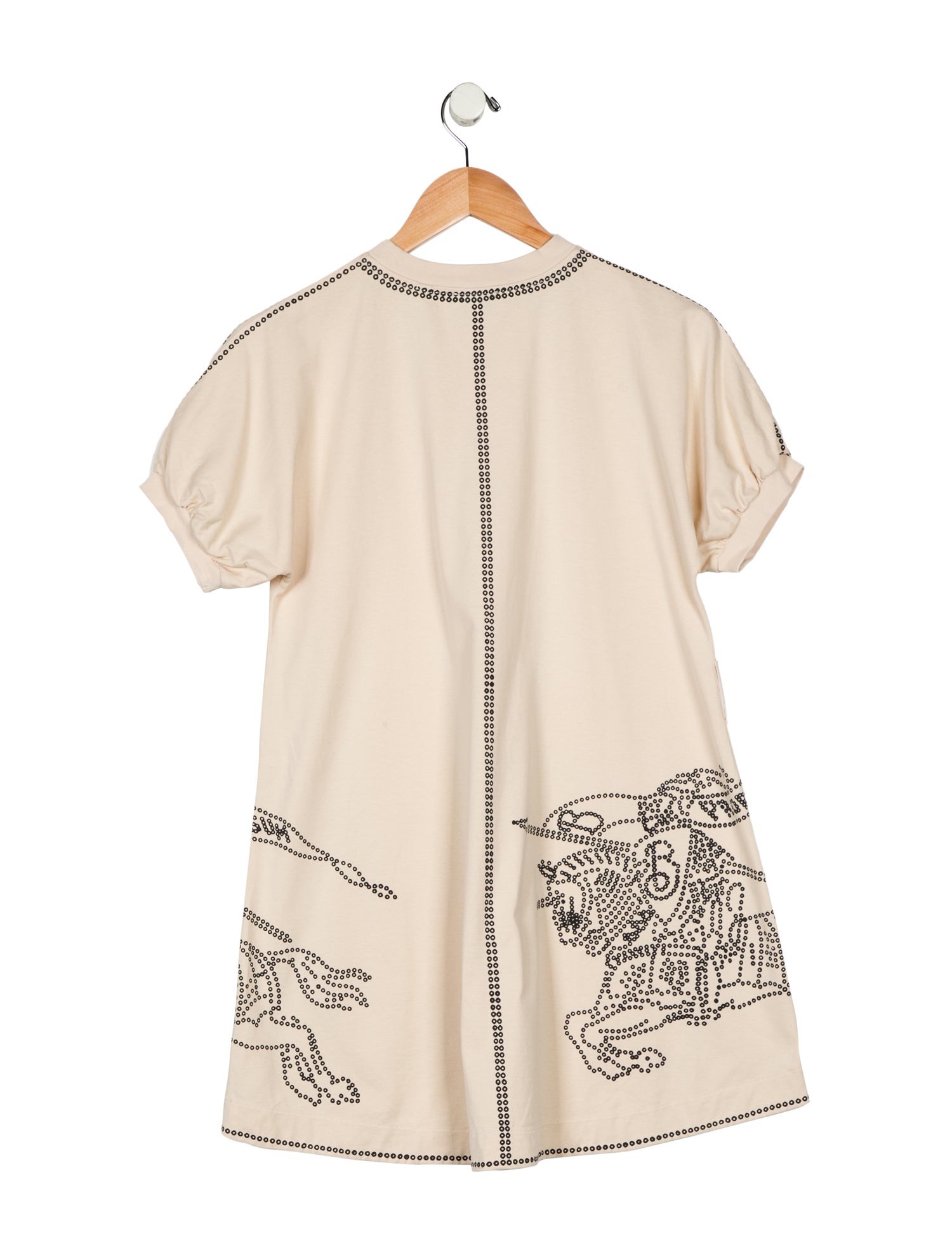 Burberry Kids Girls' Graphic Print Short Sleeve Dress