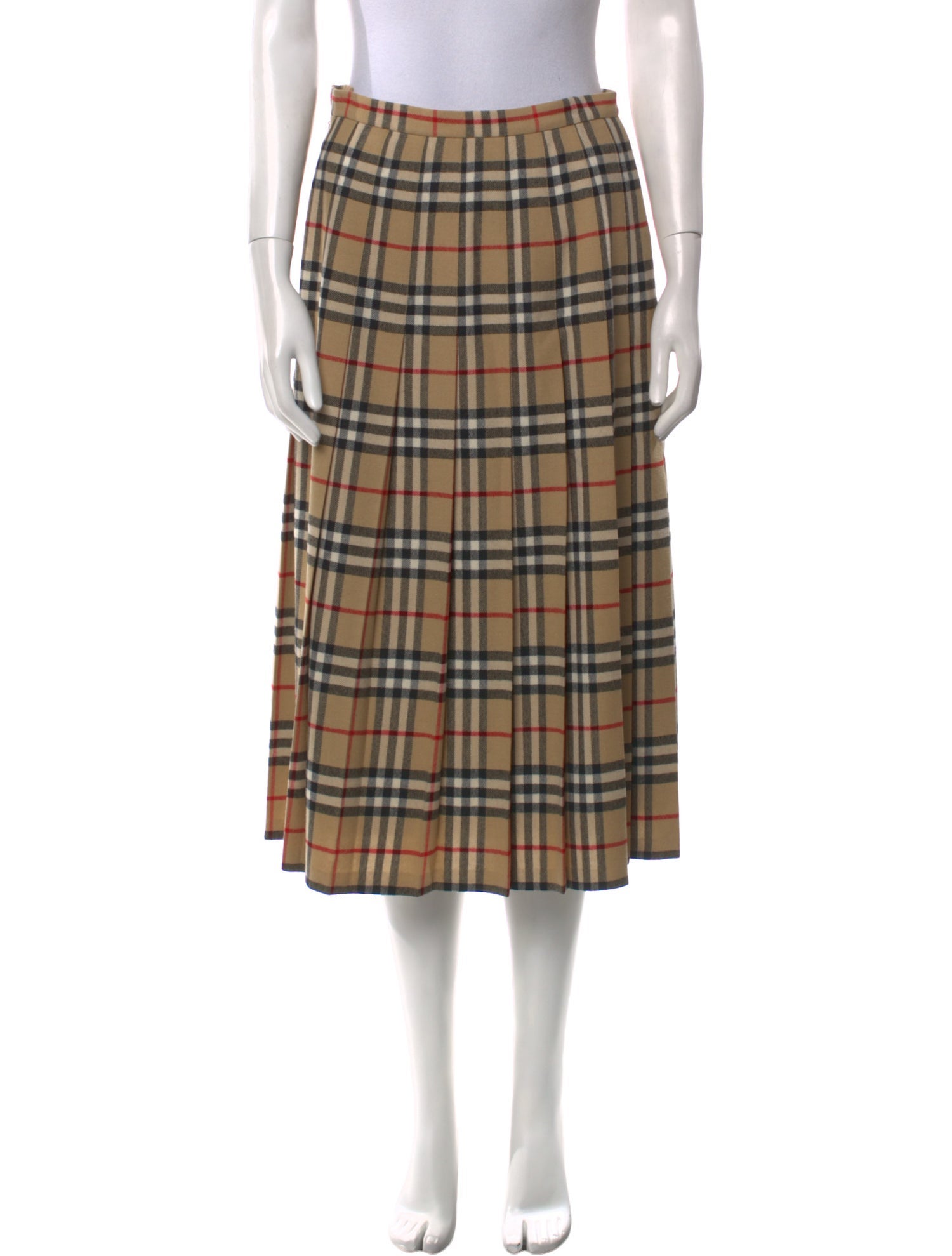 Burberry Vintage Midi Length Skirt