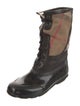 Burberry House Check Pattern Rubber Rain Boots