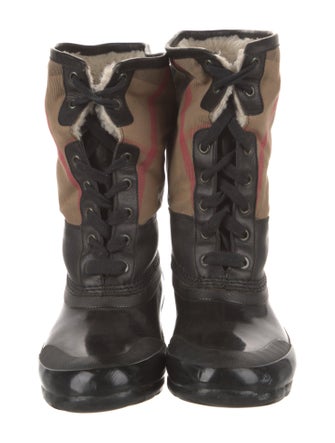 Burberry House Check Pattern Rubber Rain Boots
