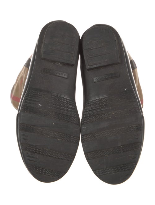 Burberry House Check Pattern Rubber Rain Boots