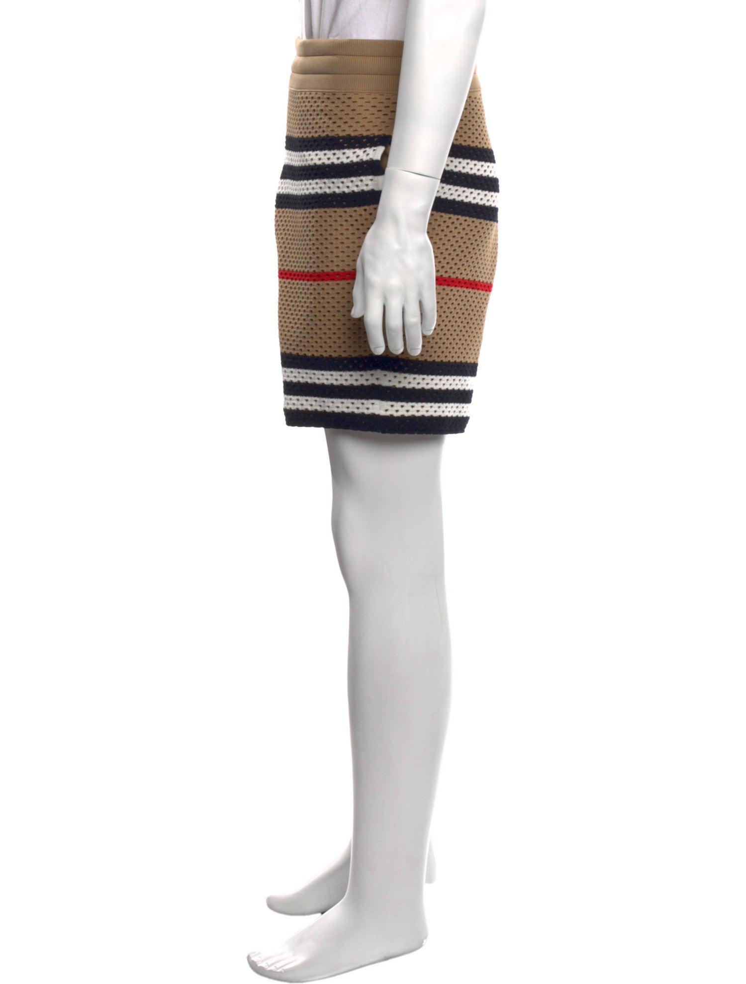 Burberry Striped Jogger Shorts
