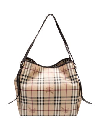 Burberry Haymarket Check Bucket Bag
