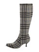 Burberry Nova Check Pattern Boots