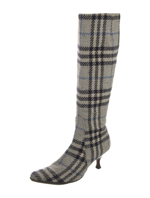 Burberry Nova Check Pattern Boots