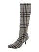 Burberry Nova Check Pattern Boots