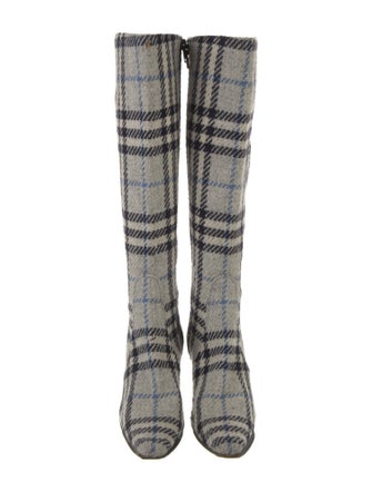 Burberry Nova Check Pattern Boots