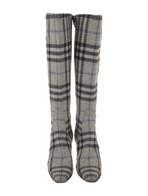 Burberry Nova Check Pattern Boots