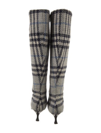 Burberry Nova Check Pattern Boots