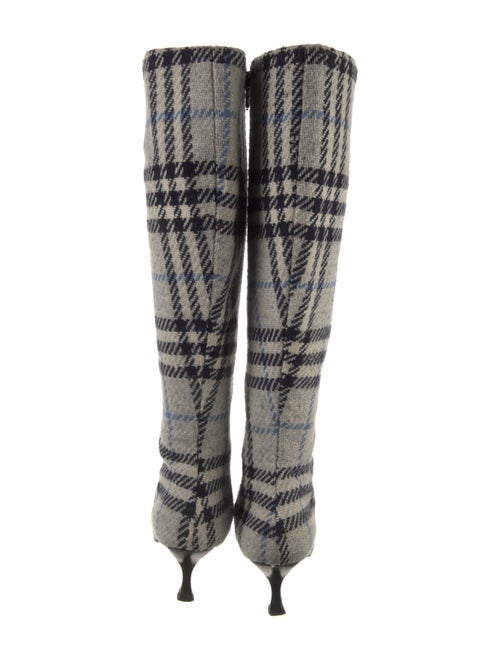Burberry Nova Check Pattern Boots