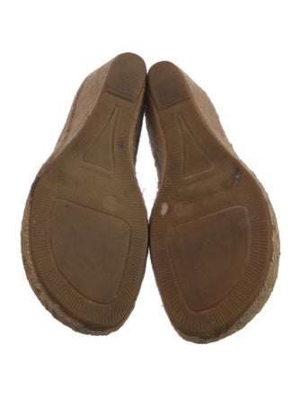 Burberry House Check Pattern Leather Espadrilles