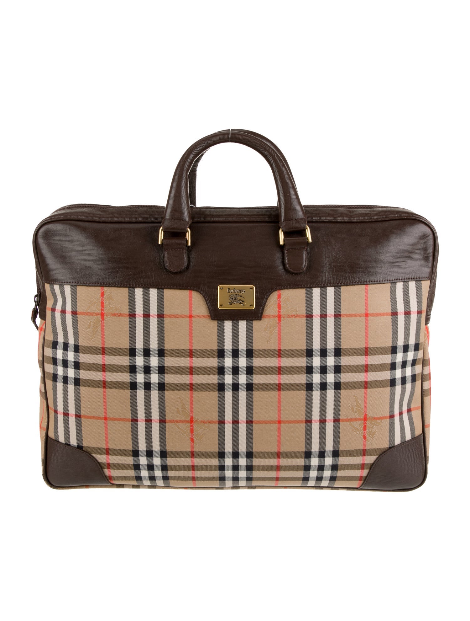 Burberry's Canvas Briefcase
