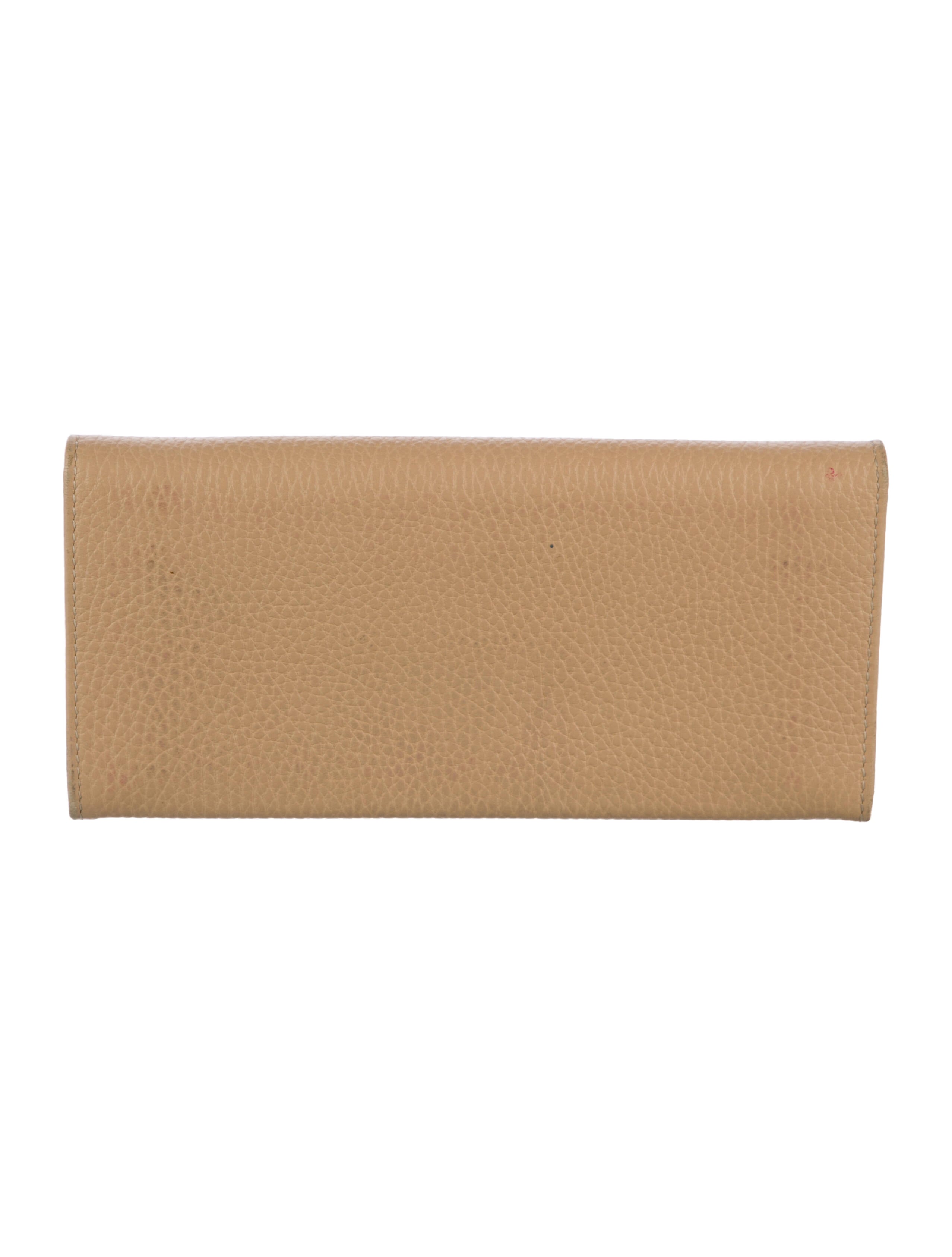 Burberry Leather Continental Wallet