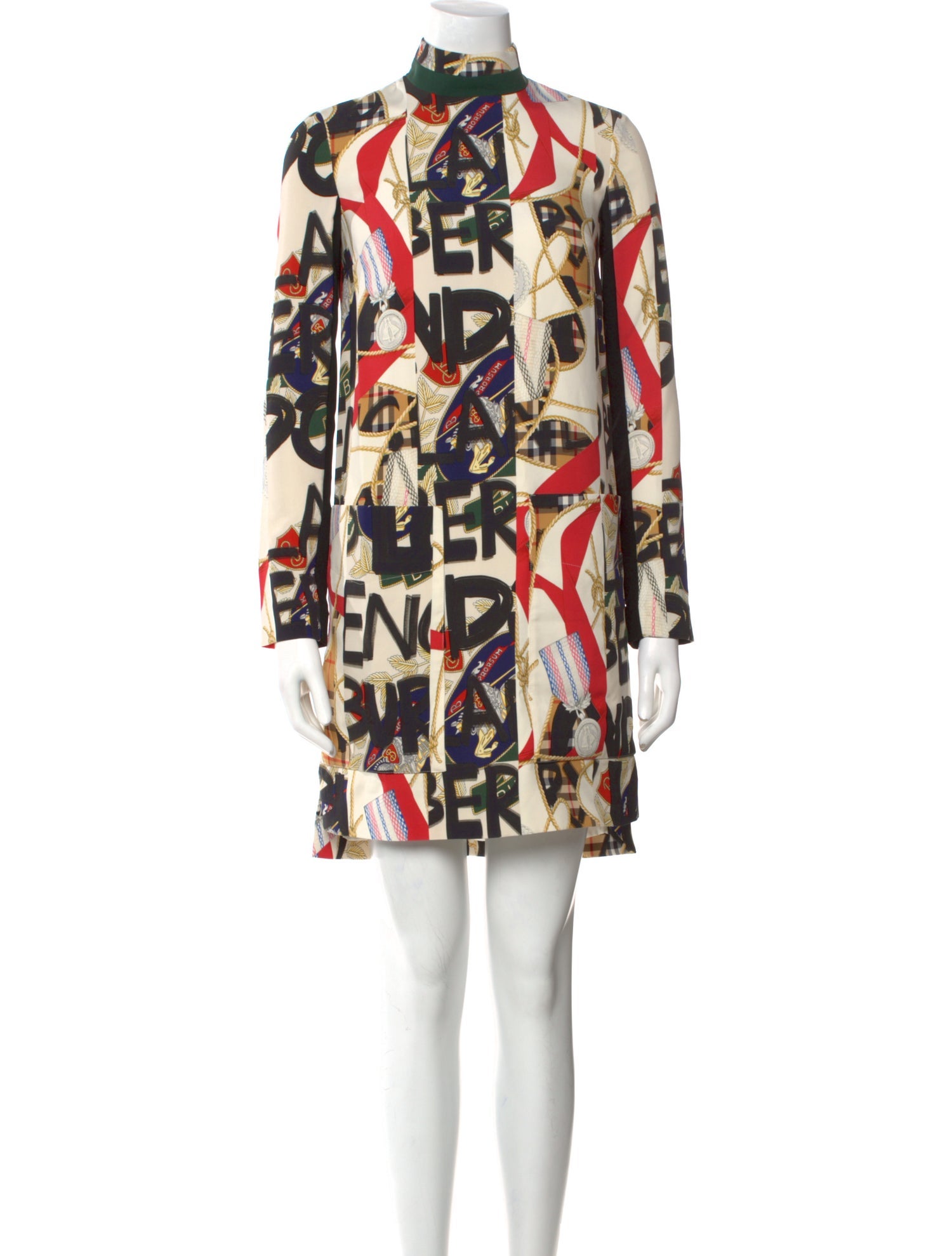 Burberry Silk Mini Dress w/ Tags