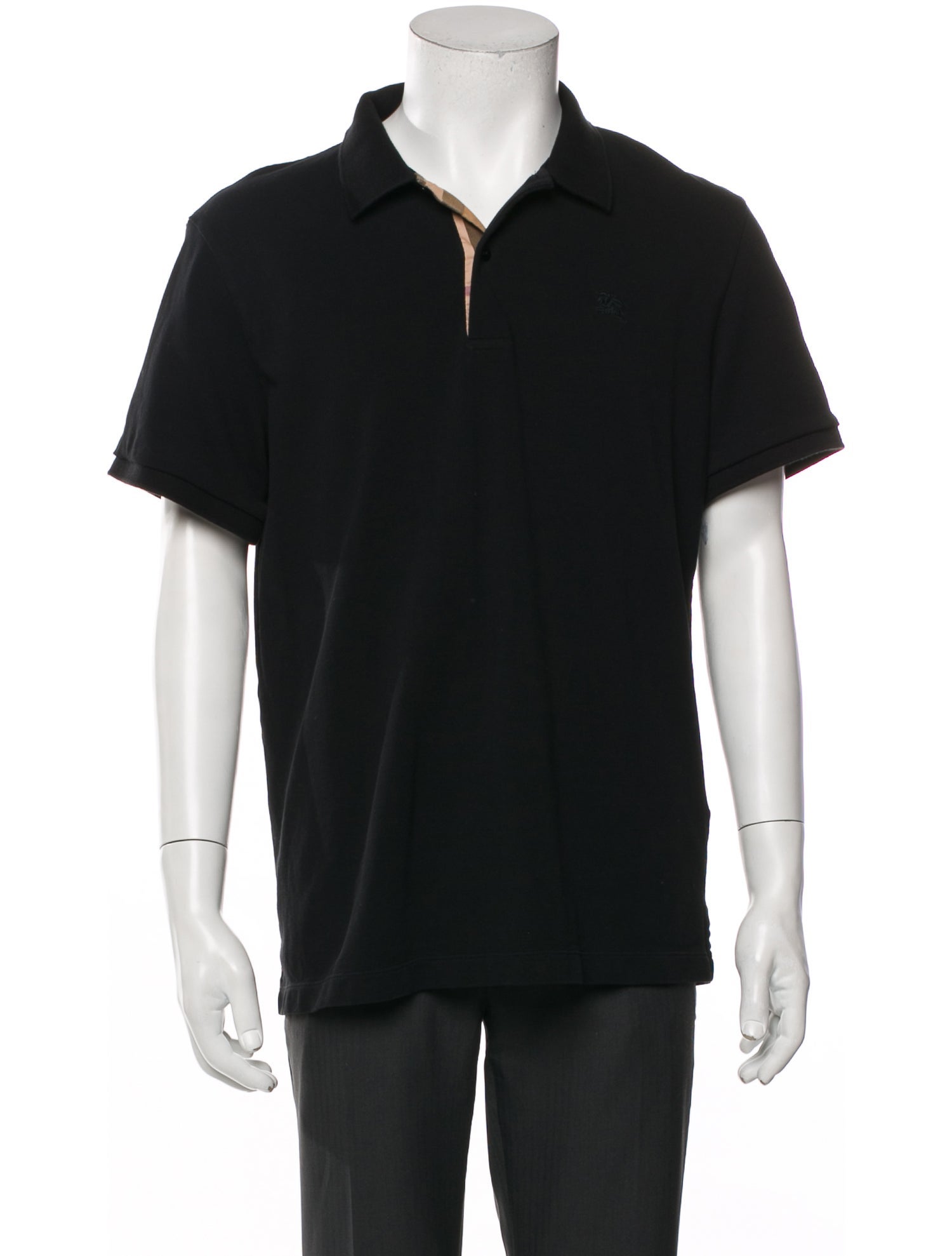 Burberry Crew Neck Short Sleeve Polo Shirt