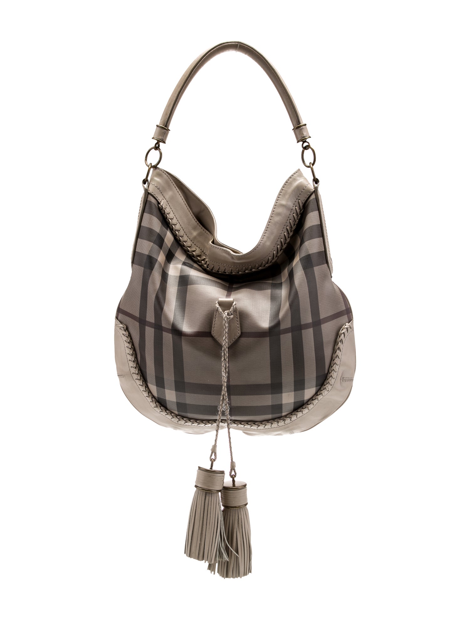 Burberry Smoked Check Hobo