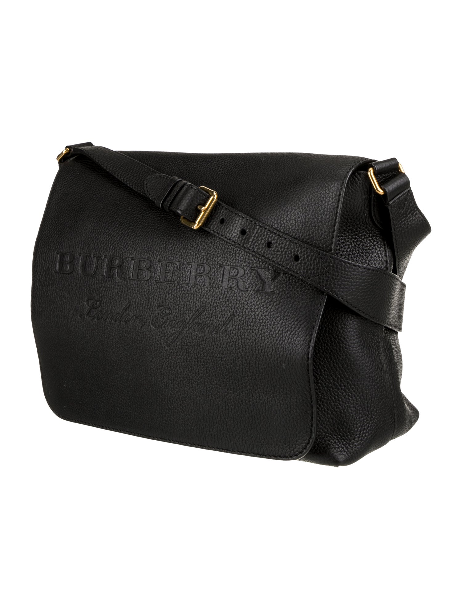 Burberry Leather Messenger Bag